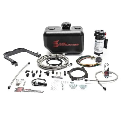 Snow Performance Stage 2 Boost Cooler Water Injection Kit Braided Line (Charger/Challenger 15-20) — fits Dodge Chal...