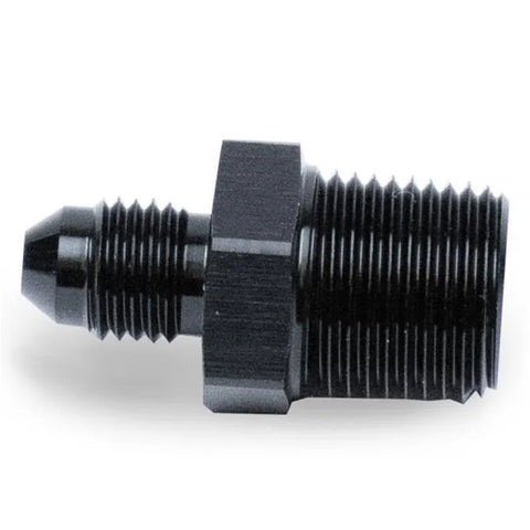 Snow Performance Straight Water Fitting Black 3/8in NPT to 4AN