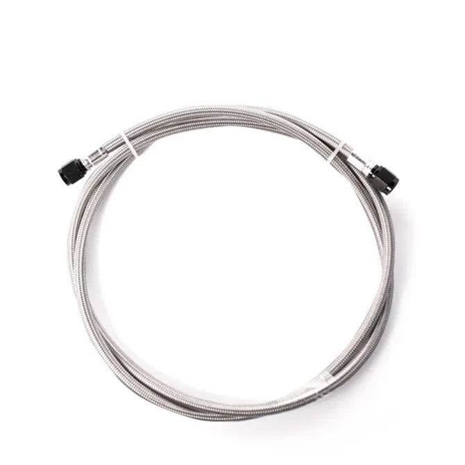 Snow Performance Stainless Steel Braided Water Line Black 1ft 4AN