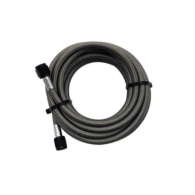 Snow Performance Stainless Steel Braided Water Methanol Line 4AN 15ft