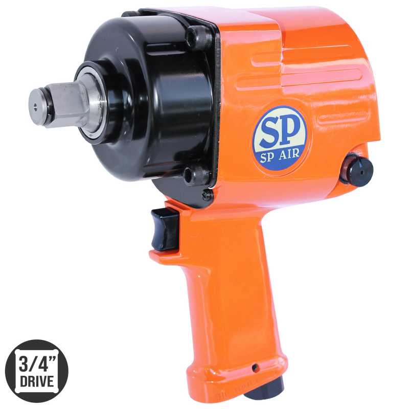 SP Tools 3/4" Drive Air Impact Wrench - Stubby - 1900Nm