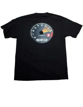 Sparco Black Tach T-Shirt - Medium