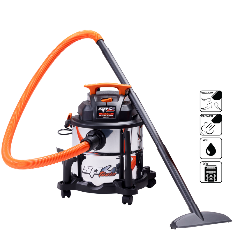SP Tools Wet & Dry Vacuum Cleaner/Blower - 20L - 1250w - Commercial