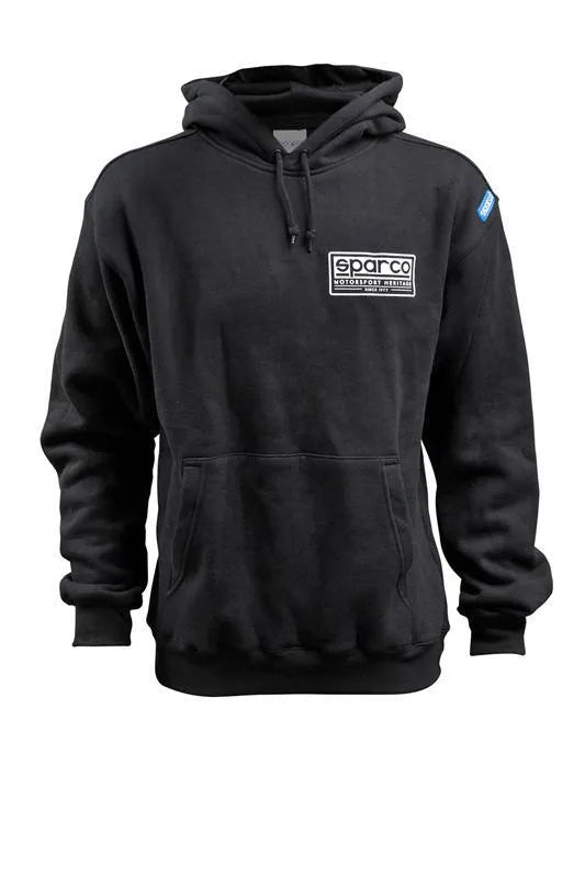 Sparco SP03200NR3L Hooded Heritage Hoodie Black - L