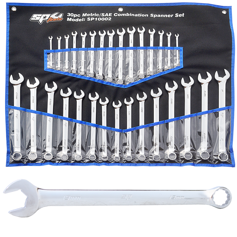 SP Tools Spanner Set - ROE 30pce Metric/SAE SP10002