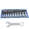 SP Tools Combination ROE Quad Drive Spanner Set - Stubby - 15° Offset - Metric - 11pc