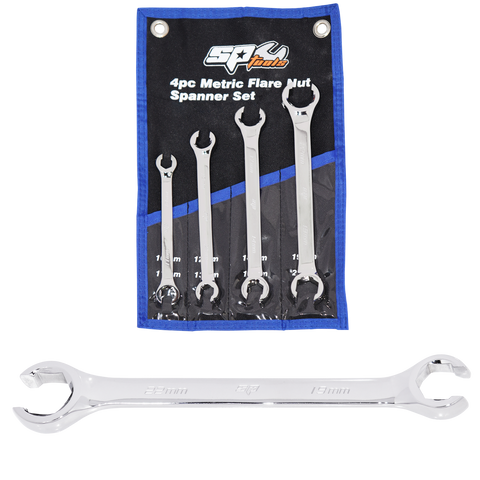 SP Tools Flare Nut Spanner Set - Metric - 4pc