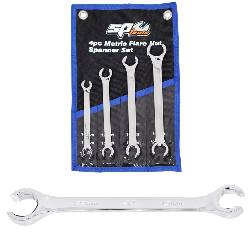 SP Tools Flare Nut Spanner Set - Metric - 4pc