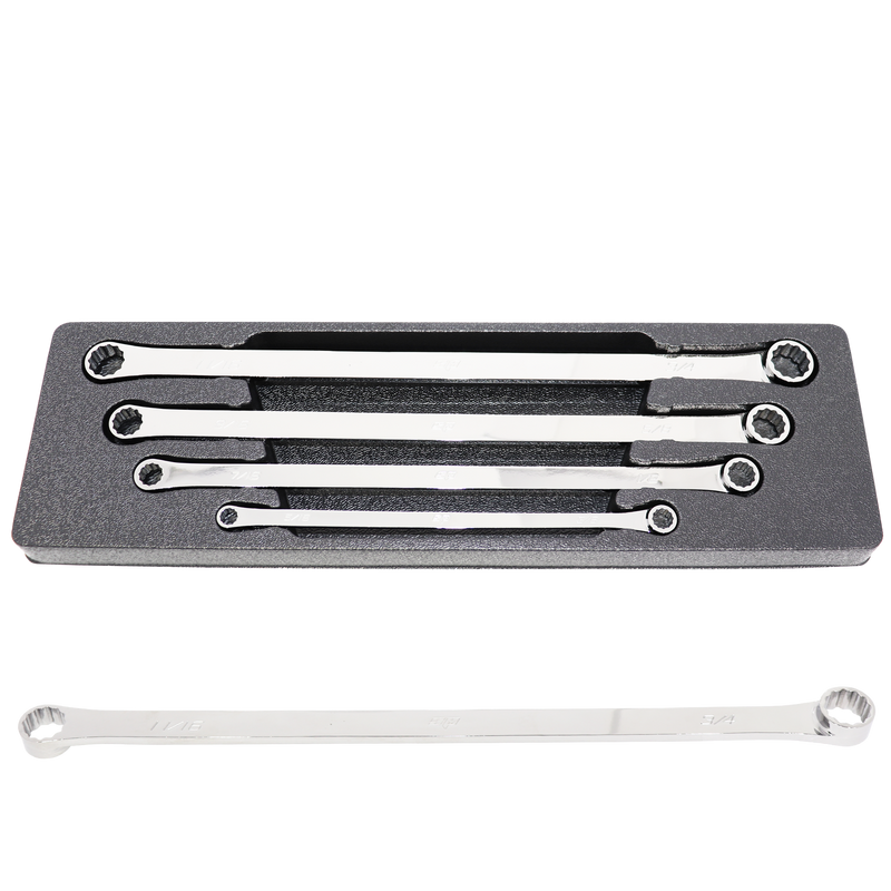 SP Tools Double Box Ring Spanner Set - 0° Offset - Extra Long - SAE - 4pc