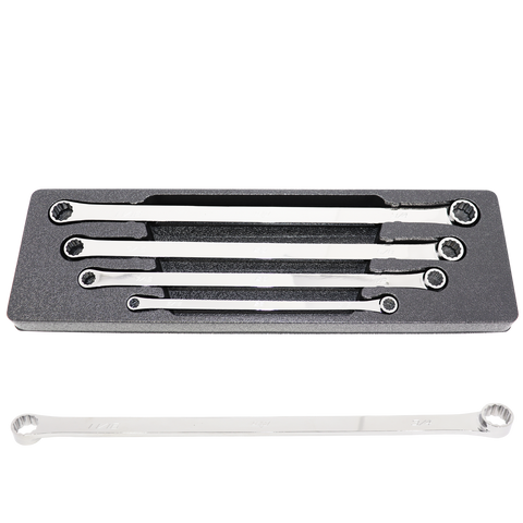 SP Tools Double Box Ring Spanner Set - 0° Offset - Extra Long - SAE - 4pc