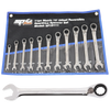 SP Tools Gear Drive ROE Quad Drive Spanner Set - 15° Offset - Metric - 11pc