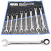 SP Tools Gear Drive ROE Quad Drive Spanner Set - Jumbo - 15° Offset - Metric - 8pc