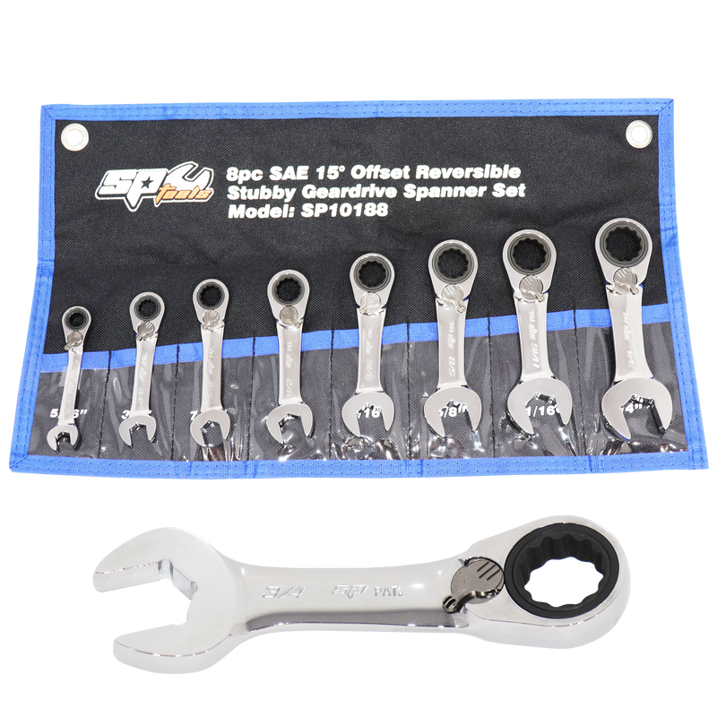 SP Tools Spanner Set - Spanner ROE Stubby Reversible