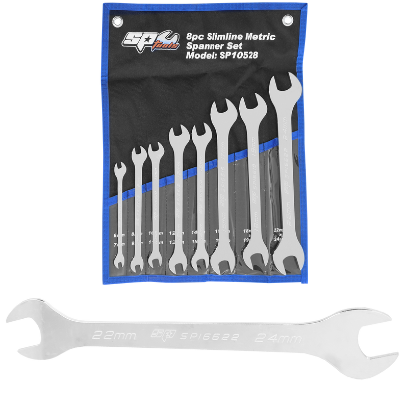SP Tools Spanner Set - Slimline 8pc Metric SP10528