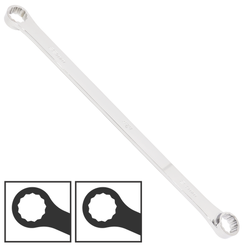 SP Tools Double Box Ring Spanner - Extra Long - Metric - 0° Offset - Individual