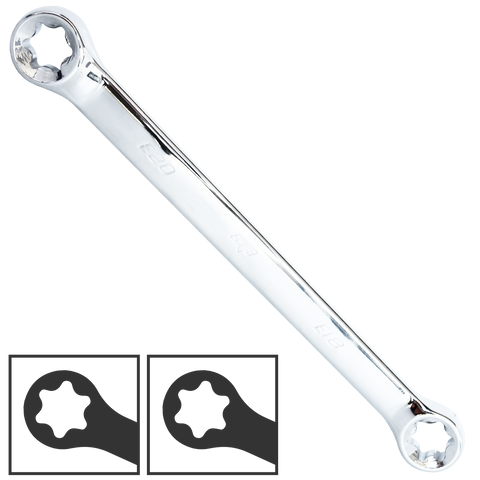 SP Tools Double Ring Spanner - Long - Torx - 0° Offset - Individual