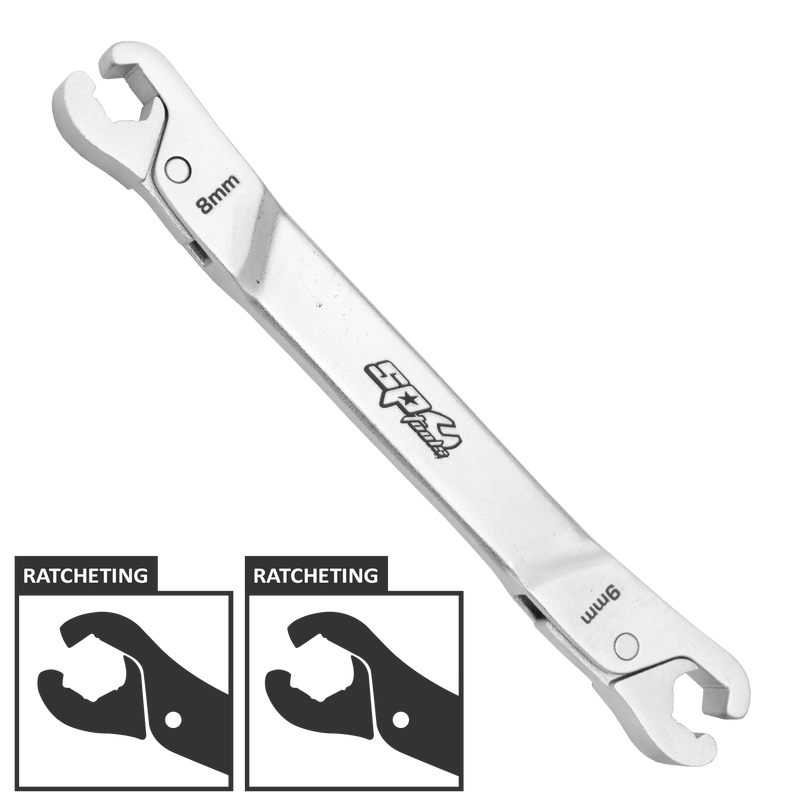 SP Tools Spanner Flare Nut Ratcheting 8*9mm