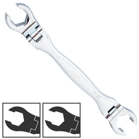 SP Tools Flare Nut Flexhead Spanner - SAE - Individual