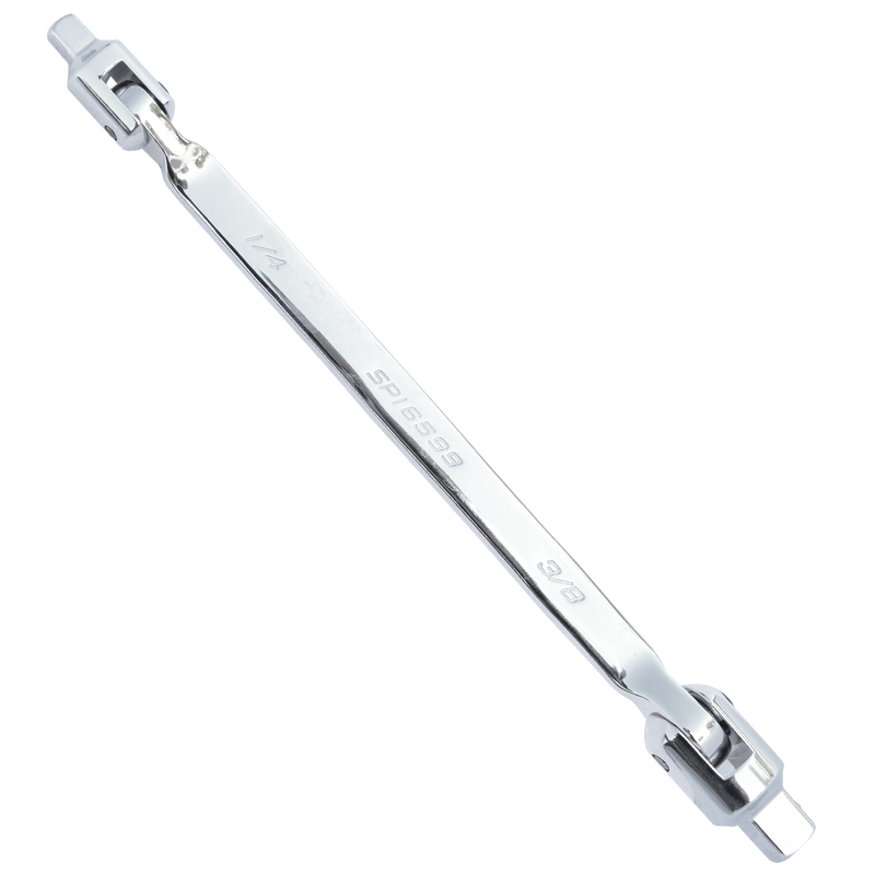 SP Tools Dual Flex Head Handle 1/4Dr x 3/8Dr SP16599