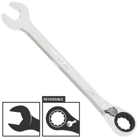 SP Tools Gear Drive ROE Quad Drive Spanner - SAE - 15° Offset - Individual, Size: 1-1/8"