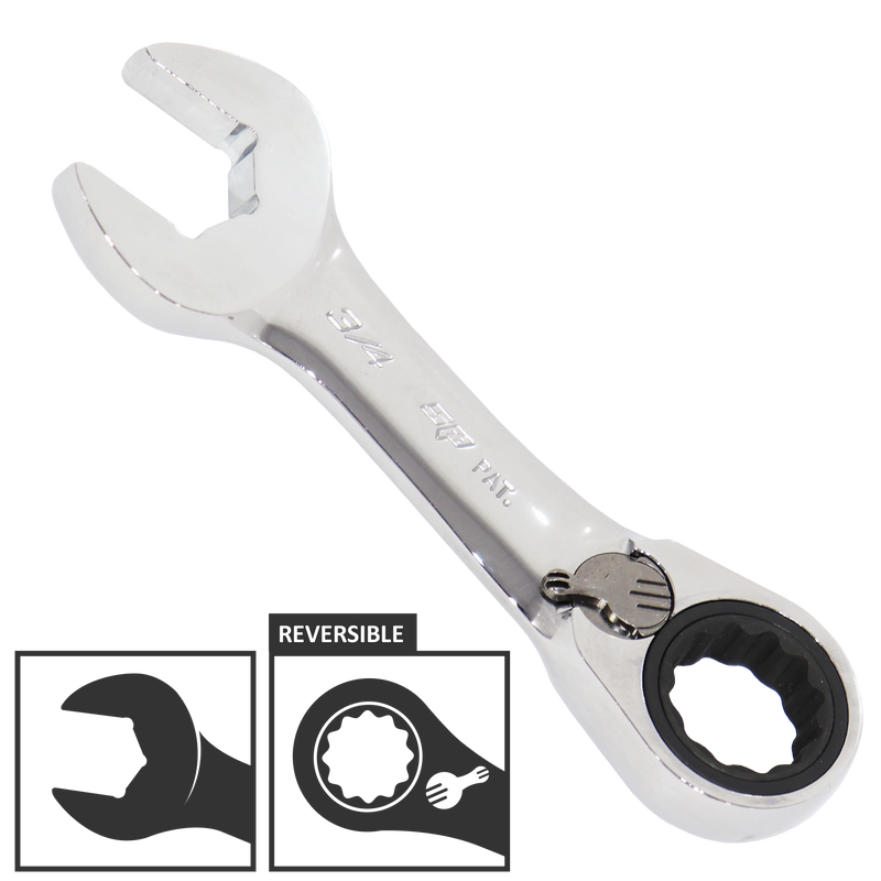 SP Tools Spanner ROE Stubby Reversible Geardrive SAE 1/2"