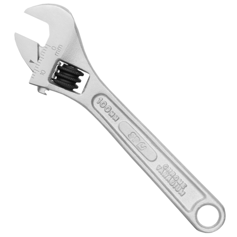 SP Tools Premium Adjustable Wrench - Chrome - 100mm