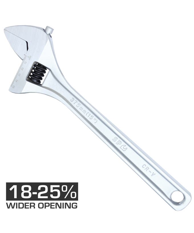 SP Tools Wrench Adjustable Premium Chrome 300mm SP18072