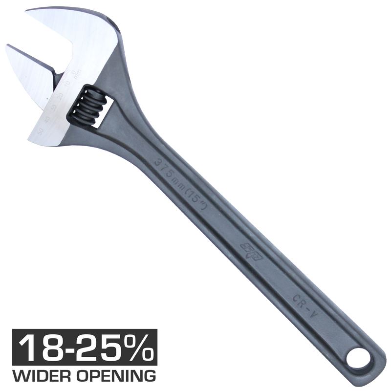 SP Tools Wrench Adjustable Premium Black 600mm SP18088