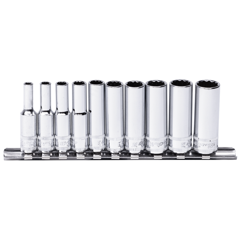 SP Tools SP20142 1/4" Drive Socket Rail Set - Deep -