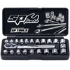 SP Tools 3/8" Drive - Low Profile Stubby Socket Set - Metric/SAE - 12pt - 22pc