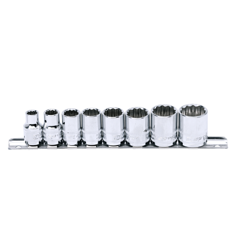 SP Tools 3/8" Drive Socket Rail Set - SAE Only - 12pt - 8pc