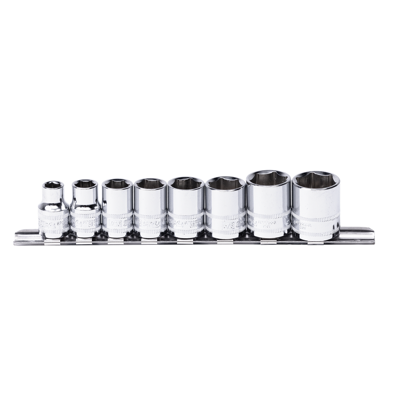 SP Tools 3/8" Drive Socket Rail Set - SAE Only - 6pt - 8pc