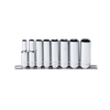 SP Tools 3/8" Drive Socket Rail Set - Deep - SAE Only - 6pt - 8pc
