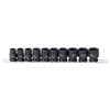 SP Tools 3/8" Drive Impact Socket Rail Set - Metric Only - 6pt - 10pc