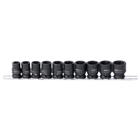 SP Tools 3/8" Drive Impact Socket Rail Set - Metric Only - 6pt - 10pc