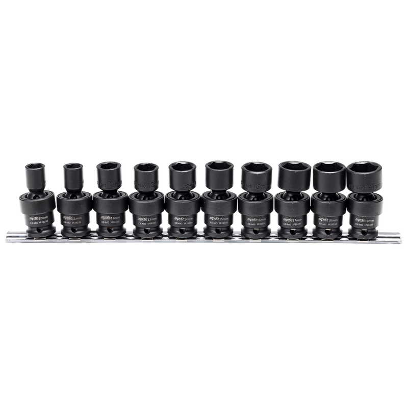 SP Tools SP20256 3/8" Drive Impact Socket Rail Set -