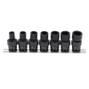 SP Tools 3/8" Drive Impact Socket Rail Set - Swivel - SAE Only - 6pt - 7pc