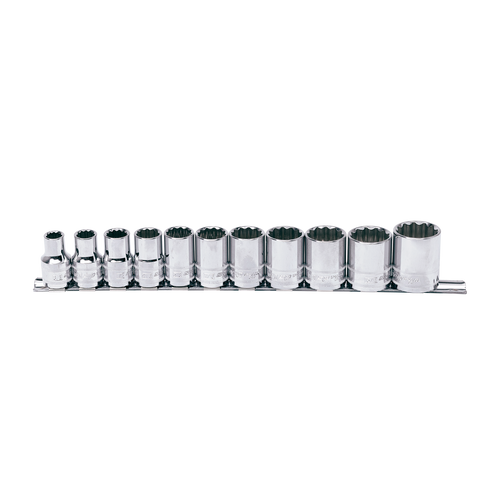 SP Tools 1/2" Drive Socket Rail Set - SAE Only - 12pt - 11pc