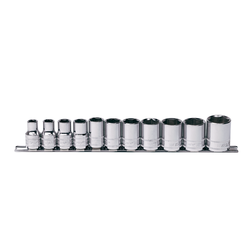 SP Tools 1/2" Drive Socket Rail Set - SAE Only - 6pt - 11pc