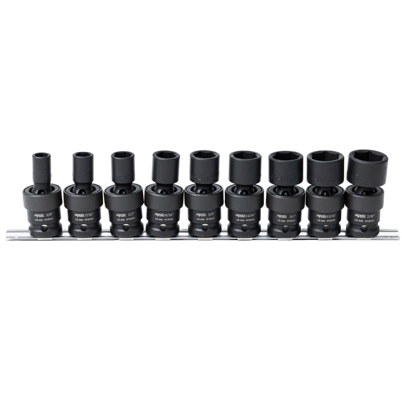 SP Tools SP20366 1/2" Drive Impact Socket Rail Set -