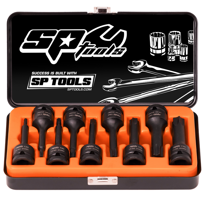 SP Tools 1/2" Drive Impact Socket Set - Torx Only - 9pc