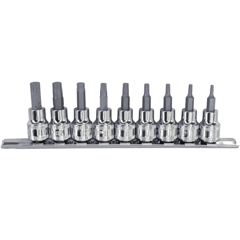 SP Tools 3/8" Drive Socket Rail Set - Torx Plus - 9pc
