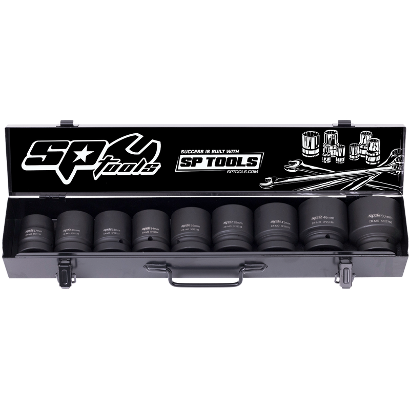 SP Tools SP20510 1" Drive Impact Socket Set - Metric Only