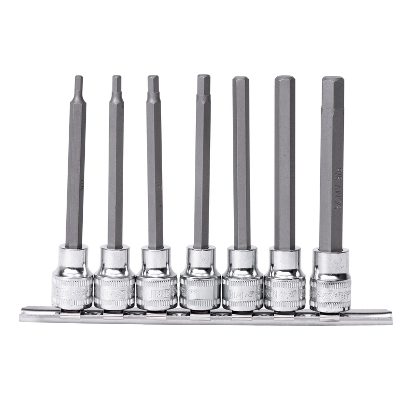 SP Tools 3/8" Drive Socket Rail Set - Inhex - SAE Only - 7pc
