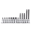 SP Tools 1/2" Drive Socket Rail Set - Inhex/Spline - Metric Only - 13pc