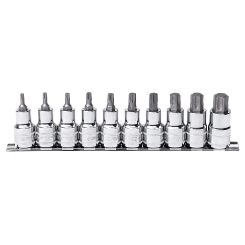 SP Tools 1/2" Drive Socket Rail Set - Torx - 10pc