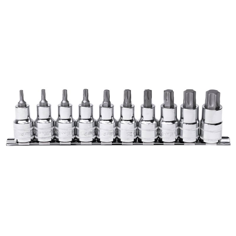 SP Tools 1/2" Drive Socket Rail Set - Torx - 10pc
