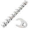SP Tools 3/8" Drive Flex Crowfoot Nut Socket Rail Set - Metric - 10pc