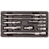 SP Tools 1/4", 3/8" & 1/2" Drive Wobble Extension Bar Set - 9pc