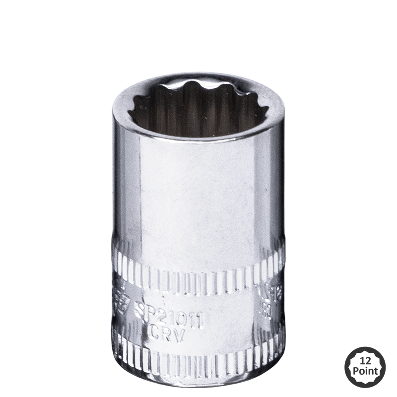 SP Tools Socket 1/4"Dr 12 Pt Metric 4mm SP21004